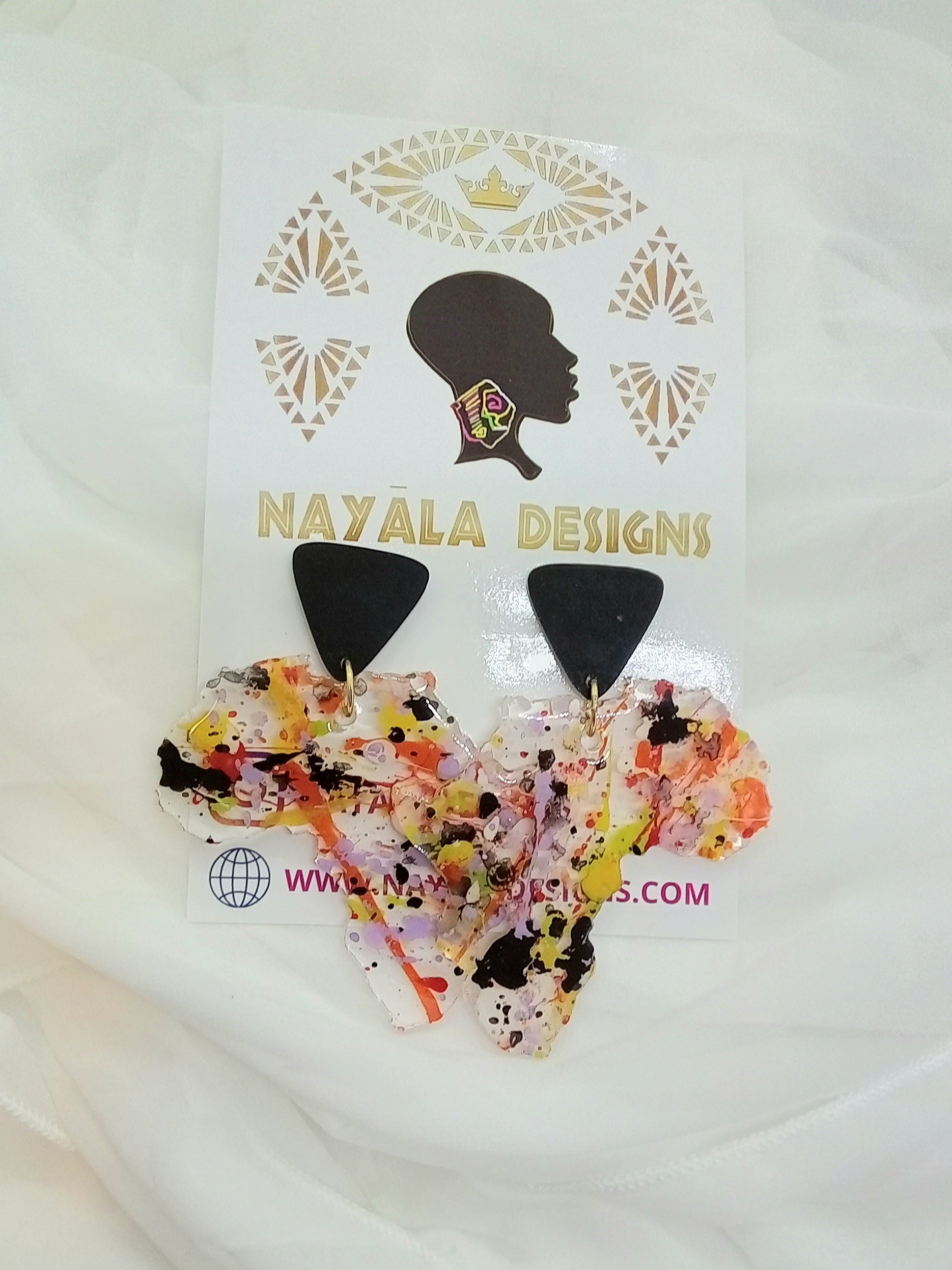 Stud Post Africa Earrings