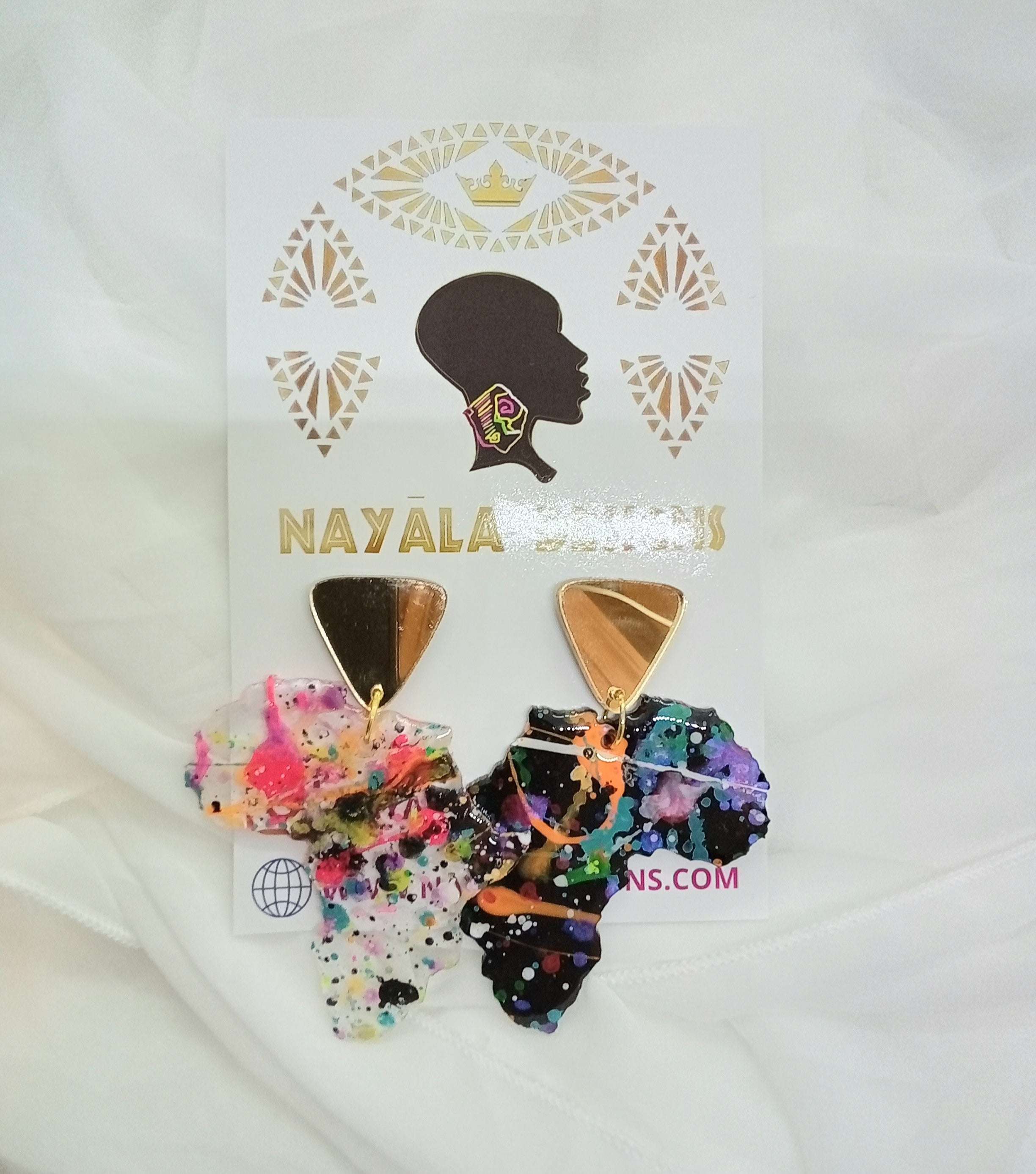 Stud Post Africa Earrings